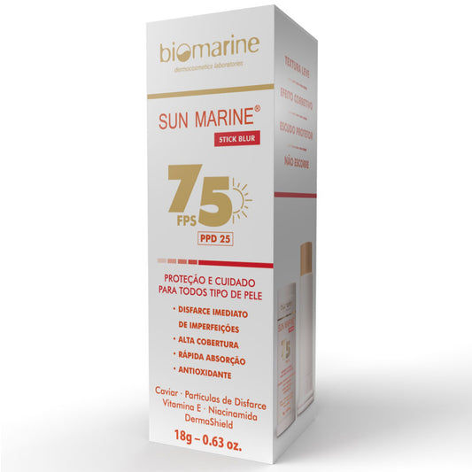 Protetor Solar Bastão com Cor Stick Blur FPS 75 18g