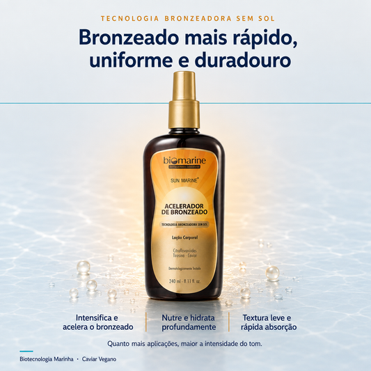 Acelerador de Bronzeado Corporal Sun Marine 240ml