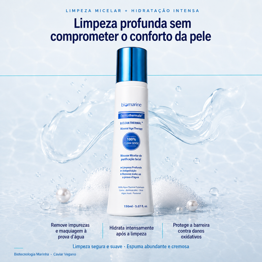 Sabonete Facial B Clean Thermal 3D Mineral Age 150ml