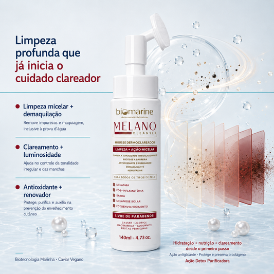 Sabonete Facial para Melasma Melano Cleanser 140ml
