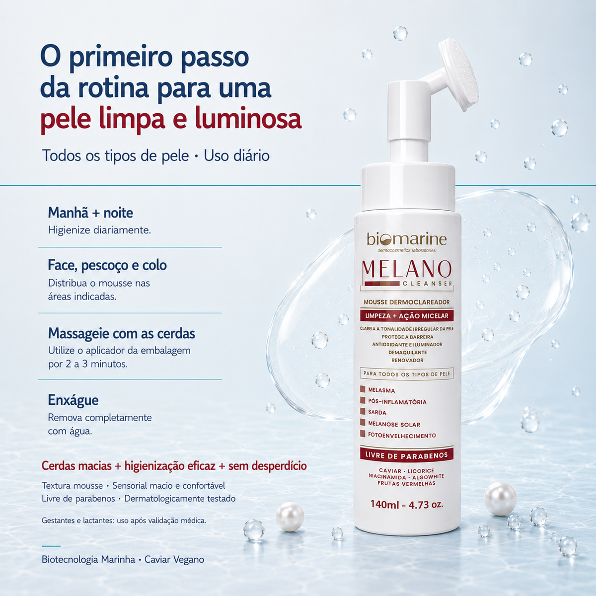 Sabonete Facial para Melasma Melano Cleanser 140ml