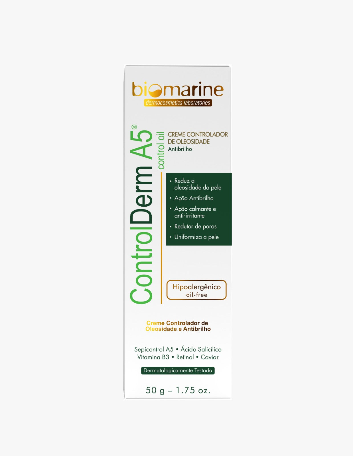 Creme Hidratante Controle de Oleosidade Control Derm A5 50ml