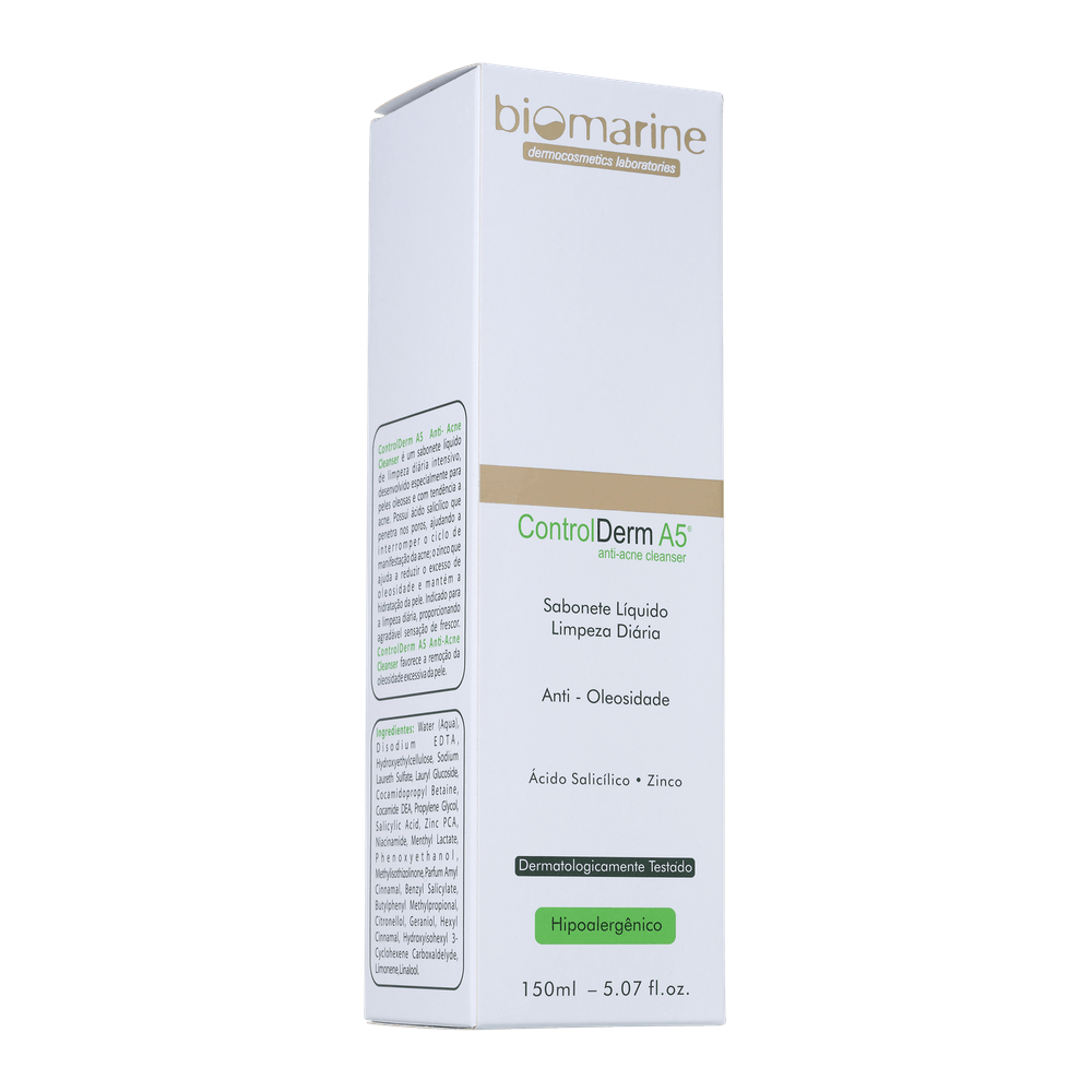Sabonete Liquido Facial Anti Acne Control Derm A5 150ml