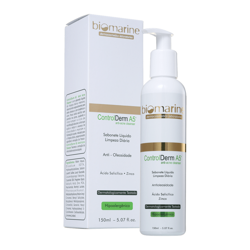 Sabonete Liquido Facial Anti Acne Control Derm A5 150ml