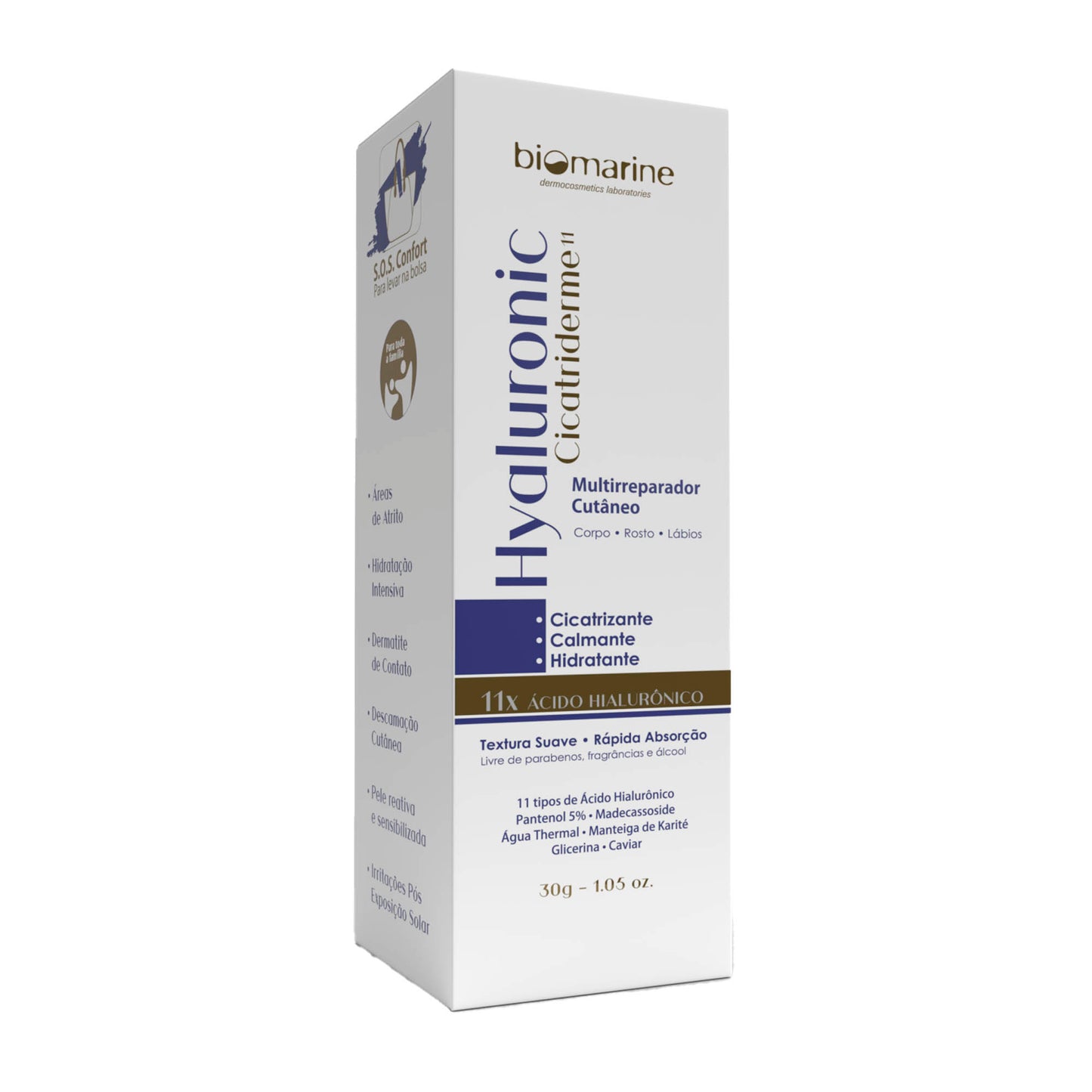 Creme Reparador Cicatrizante Hyaluronic Cicatriderme 30g