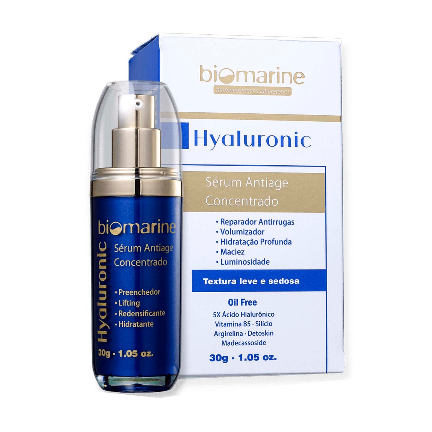 Sérum Anti Idade com Ácido Hialurônico Hyaluronic 30g