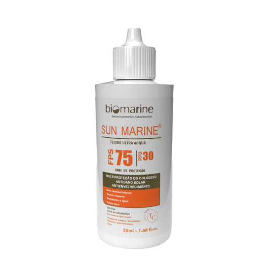Protetor Solar Sun Marine Fluido Ultra Acqua FPS 75 50ml