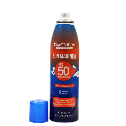 Protetor Solar Aerosol Sun Marine FPS 50 140ml