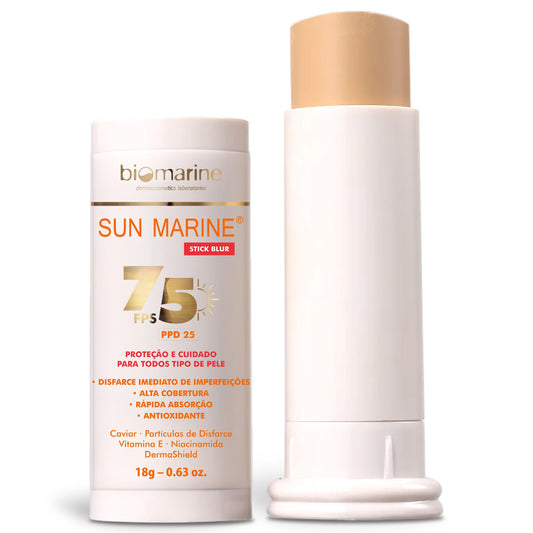 Protetor Solar Bastão com Cor Stick Blur FPS 75 18g