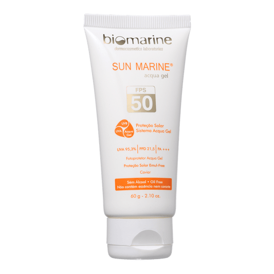 Gel Protetor Solar Facial Sun Marine Acqua FPS 50 60g