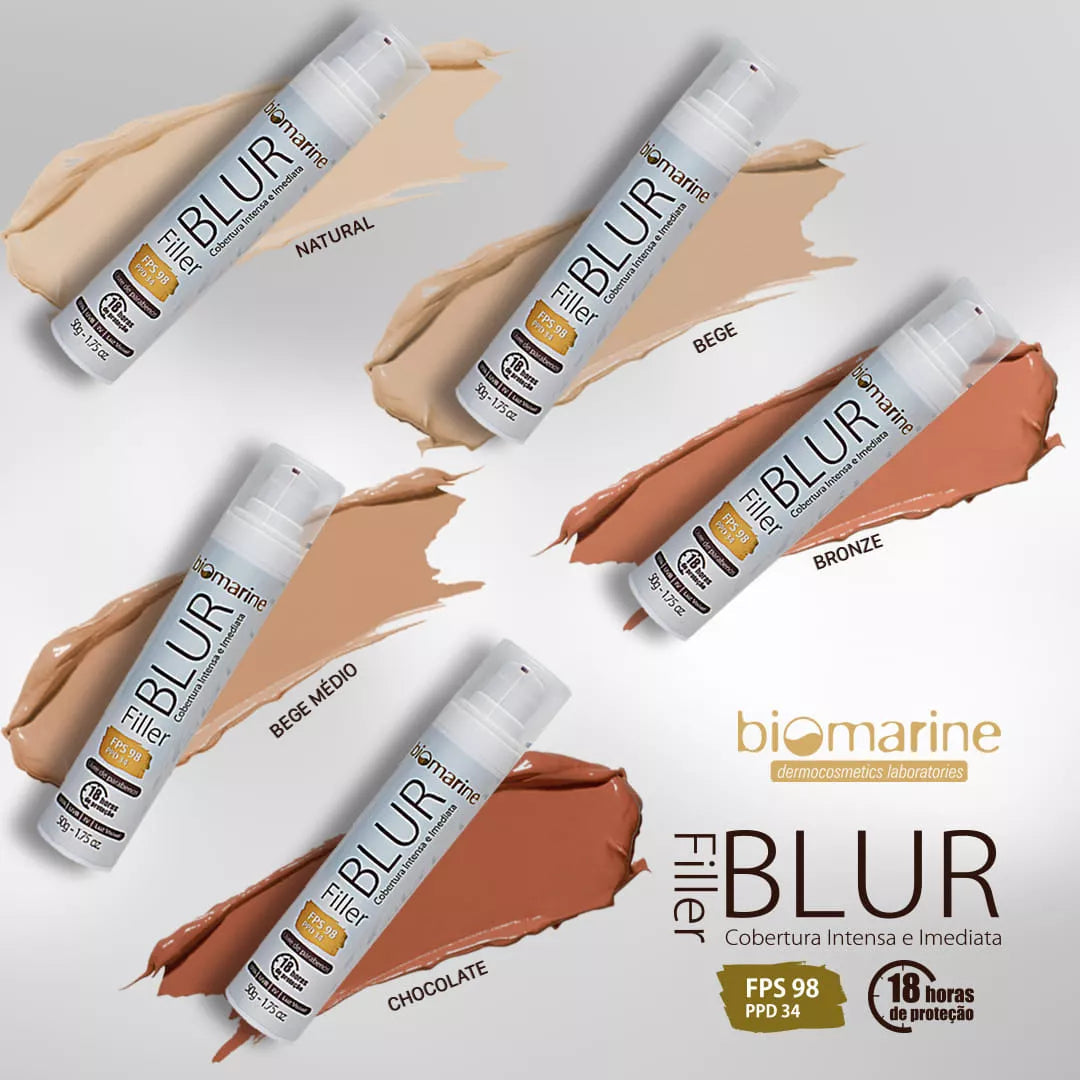 Combo mês dos Namorados Protetor Solar com Cor Blur Filler FPS 98 + Sérum Renovador Microespículas