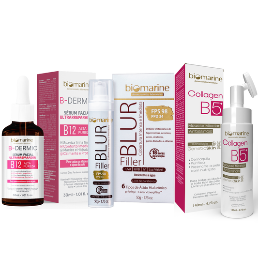 Combo - Reparação Intensiva Multivitamínica + Proteção Solar com Efeito Uniformizador FPS 98 com cor