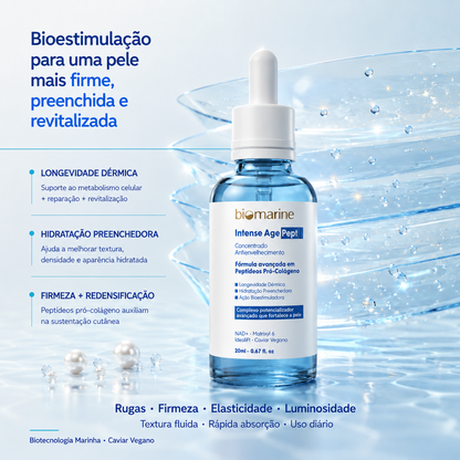Intense Age Fluid Anti-Idade com Peptídeos Pró-Colágeno e NAD+ 20ml