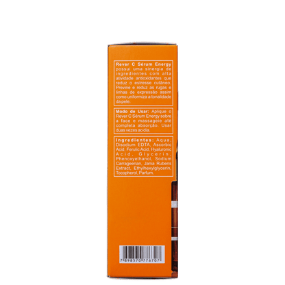 Sérum Anti-Idade Vitamina C 30% Rever C Serum Energy
