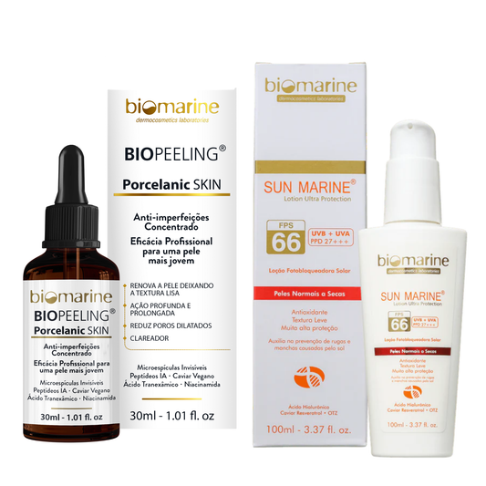 Combo Pré-Carnaval – Renovação Intensiva da Pele + Proteção Solar Antienvelhecimento FPS 66