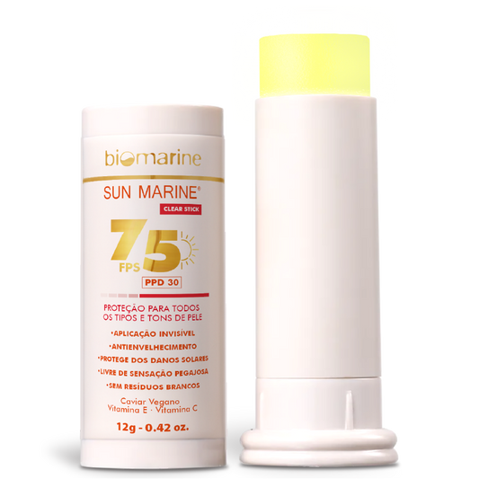 Protetor Solar Bastão Incolor  Clear Stick FPS 75 - 12g