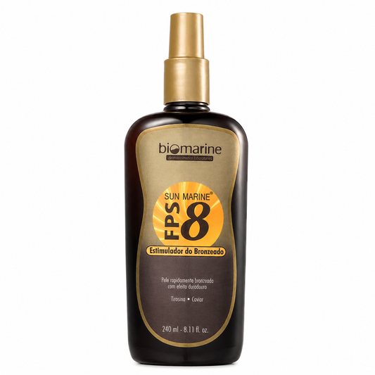 Estimulador de Bronzeado Corporal Sun Marine FPS 8 240ml