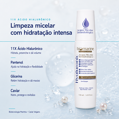Água Micelar com Ácido Hialurônico Hyaluronic 150 ml