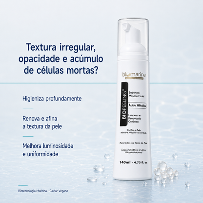 Sabonete Facial Ácido Glicólico Biopeeling 140ml