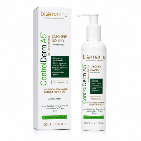 Sabonete Liquido Facial Anti Acne Control Derm A5 150ml