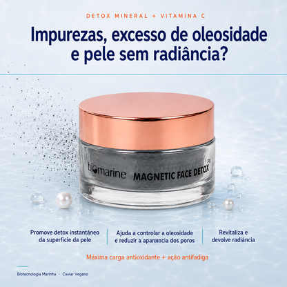Máscara Facial Detox com Vitamina C Rever C Magnetic