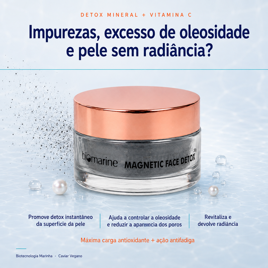 Máscara Facial Detox com Vitamina C Rever C Magnetic