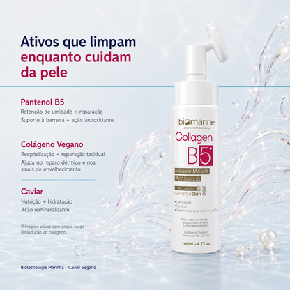 Sabonete Mousse Micelar Antissinais Collagen B5 140ml