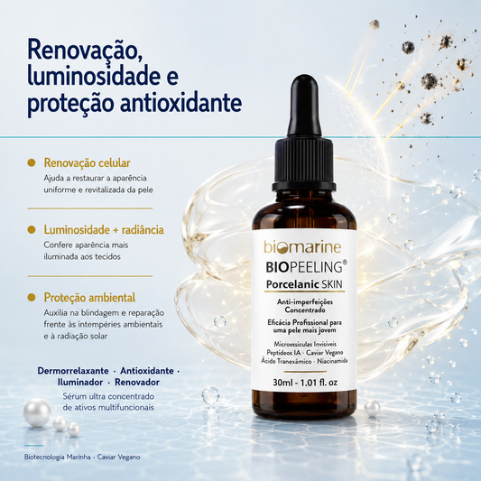 Sérum Renovador Microespículas Biopeeling Porcelanic Skin 30ml