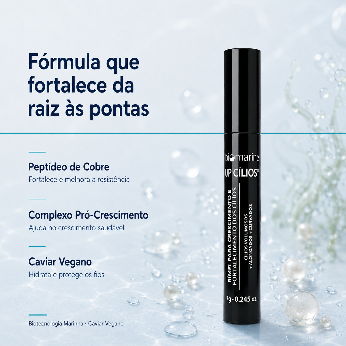Rímel para Crescimento e Fortalecimento dos Fios Up Cílios 7g