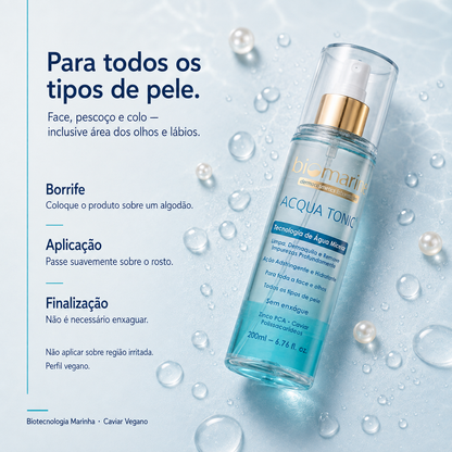Tônico Demaquilante Acqua Tonic Micelar 200ml