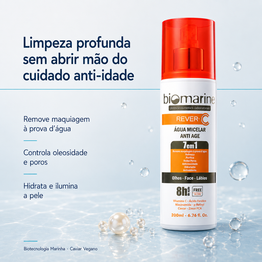 Água Micelar com Vitamina C Rever C