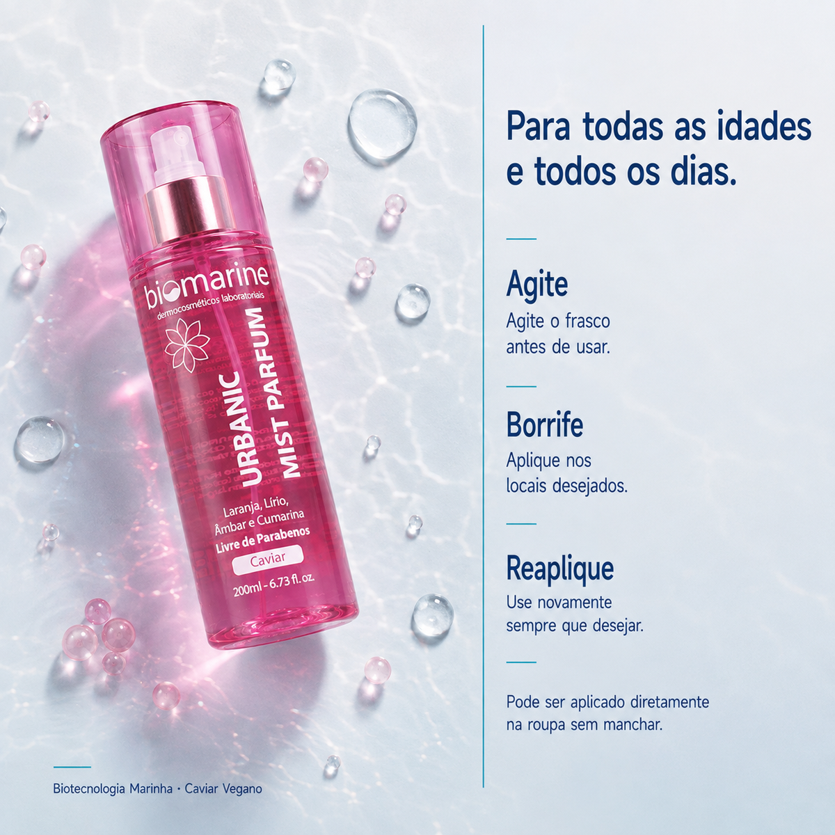Body Splash Urbanic Mist Parfum 200ml