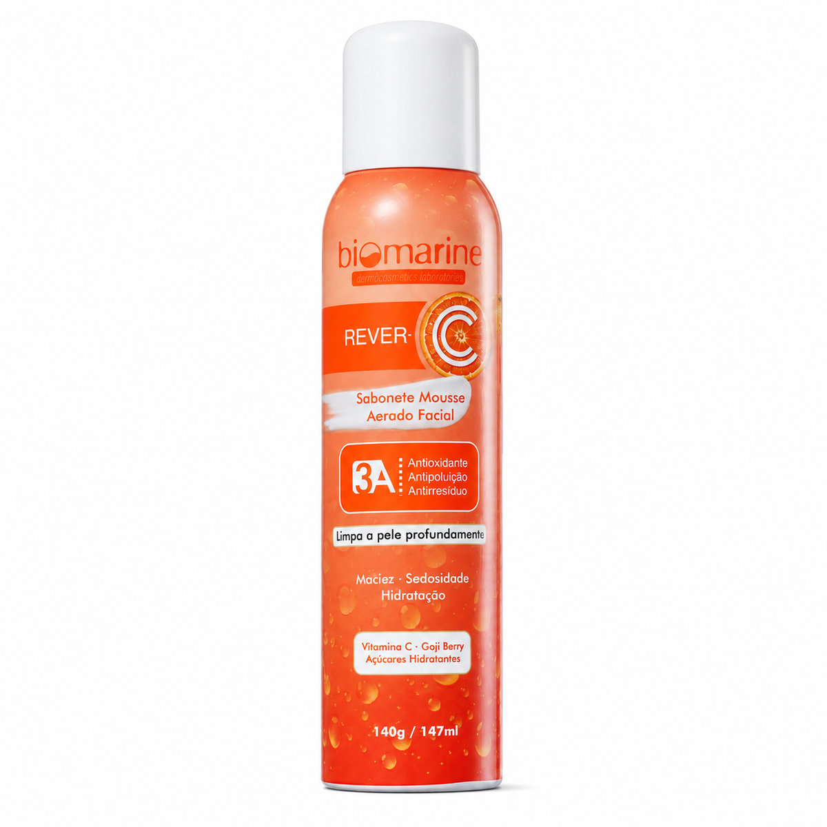 Sabonete Facial com Vitamina C Rever C Mousse 147ml