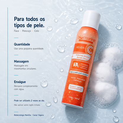 Sabonete Facial com Vitamina C Rever C Mousse 147ml