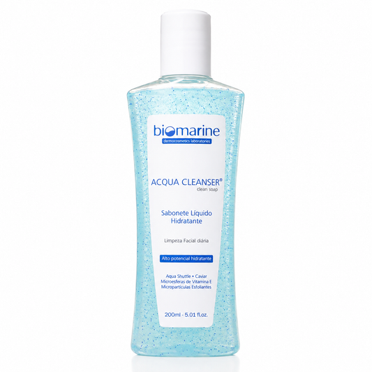 Sabonete Líquido Esfoliante Facial Acqua Cleanser 200ml