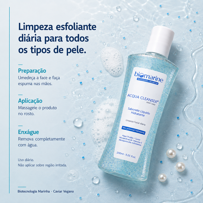 Sabonete Líquido Esfoliante Facial Acqua Cleanser 200ml