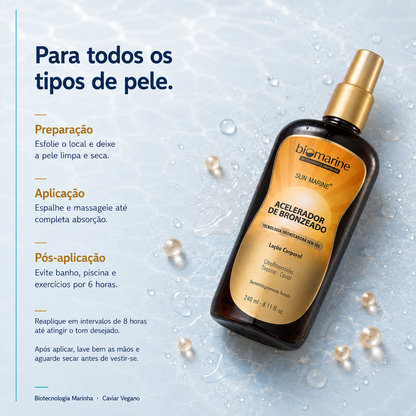Acelerador de Bronzeado Corporal Sun Marine 240ml