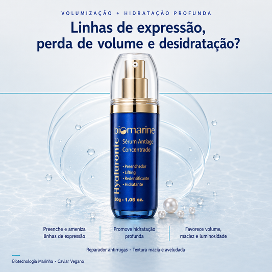 Sérum Anti-Idade com Ácido Hialurônico Hyaluronic 30g