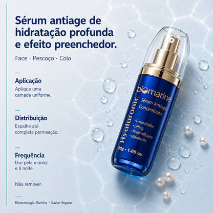 Sérum Anti-Idade com Ácido Hialurônico Hyaluronic 30g