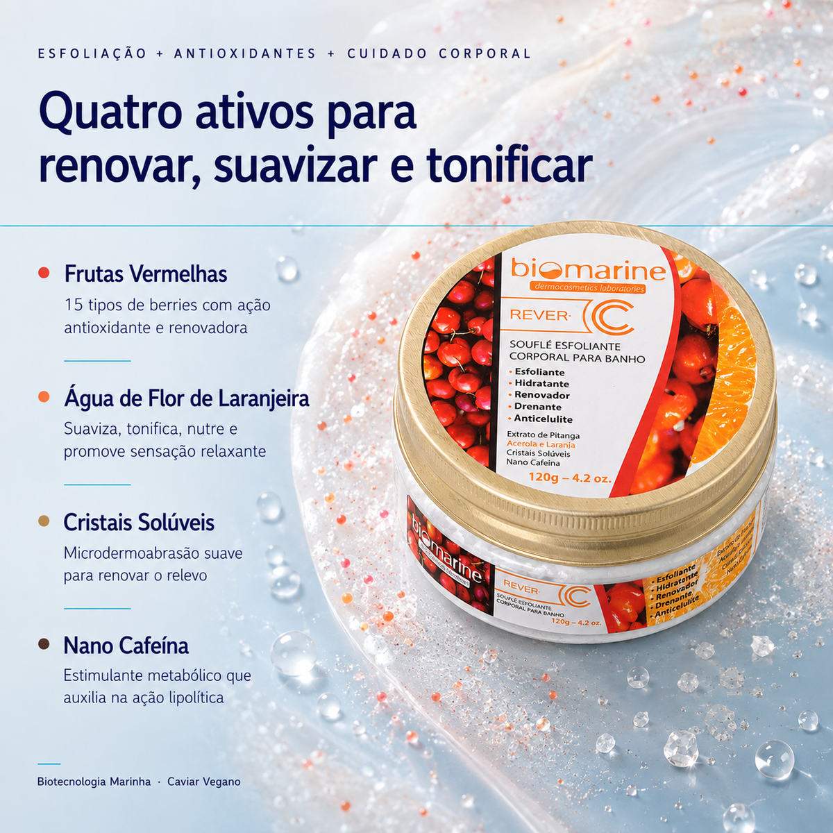 Esfoliante de Banho Anti Celulite Rever C Soufle