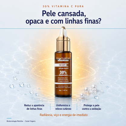 Sérum Anti-Idade Vitamina C 30% Rever C Serum Energy