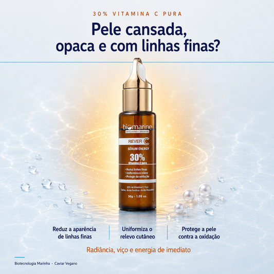 Sérum Anti-Idade Vitamina C 30% Rever C Serum Energy