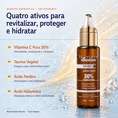 Sérum Anti-Idade Vitamina C 30% Rever C Serum Energy