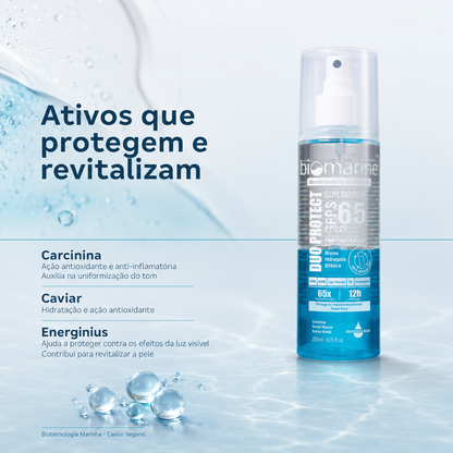 Protetor Solar Bifásico Sun Marine Duo Protect FPS 65 200ml