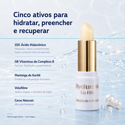 Hidratante Labial Ácido Hialurônico Hyaluronic Lip Filler