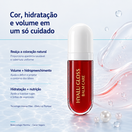 Lip Tint Hidratante Labial Hyalu Gloss 5ml