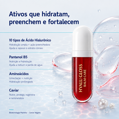 Lip Tint Hidratante Labial Hyalu Gloss 5ml