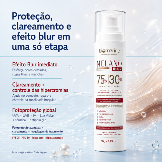 Protetor Solar com Cor Melano Blur FPS 75