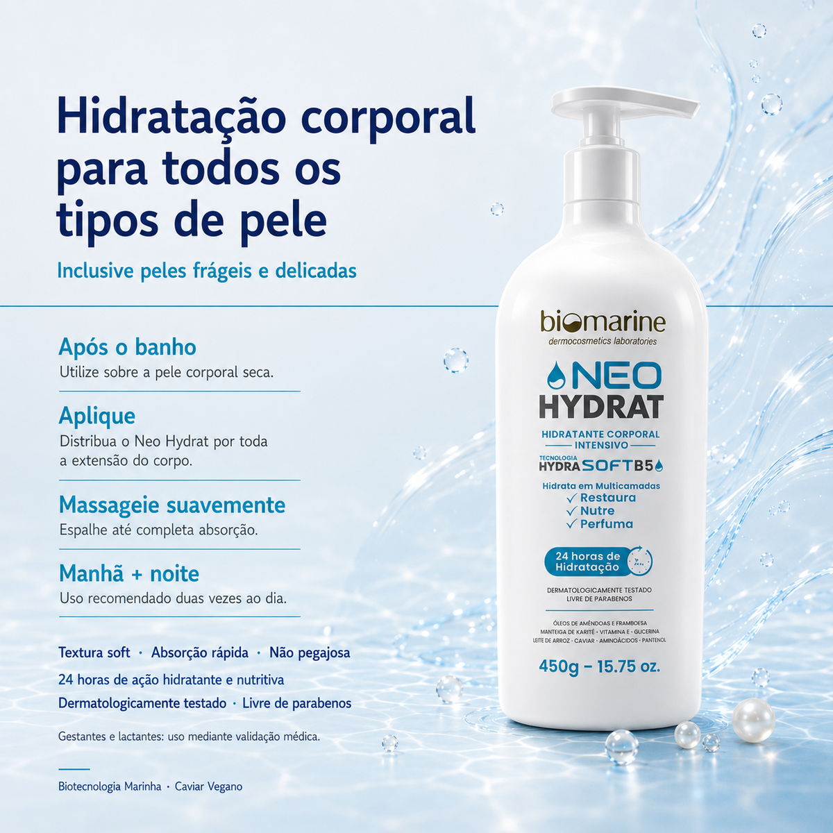 Hidratante Corporal Intensivo Neo Hydrat 450g