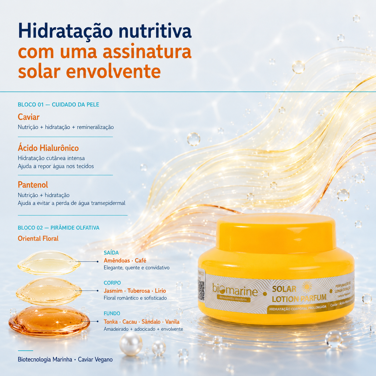 Hidratante Corporal Solar Lotion Parfum 120g